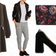 Michael Michael Kors Aralia Dress, $74 | Hatch The Market Pants, $75 | Loeffler Randall Embroidered Suede Clutch, $168 | Sam Edelman Cassidy Pump, $60